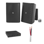 Kit de sistema de audio para montaje en superficie para exteriores Electro-Voice Dynacord (120 W)