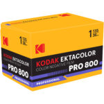 Película negativa de color Kodak Ektacolor Pro 800 (rollo de película de 35 mm, 36 exposiciones)