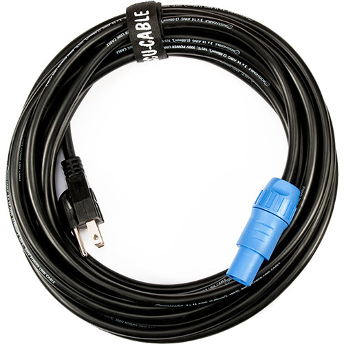 a72cb0fcc0a448c70624a5848f1ba689.jpg American DJ Locking Power Cable to Edison Cable, 25' - Imagen 1