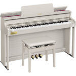 Casio Celviano AP-750 Piano digital estilo consola de 88 teclas con banco (gris/beige)