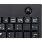 Teclado Adesso Mini Trackball (Negro) - Imagen 6