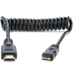 Cable Mini-HDMI a HDMI en espiral Atomos (11,8 a 17,7")