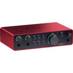 Kit de interfaz de audio Focusrite Scarlett 2i2 USB-C (4.ª generación) con micrófono Rode NT1 Signature Series y accesorios - Imagen 2