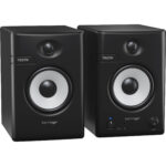 Behringer TRUTH Monitores de estudio autoamplificados de 4,5" con Bluetooth y guía de ondas avanzada (negro, par)