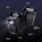 Proyector inteligente Kodak FLIK HD9 de 200 lúmenes Full HD (negro) - Imagen 5