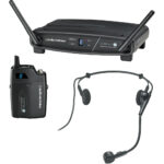 Audio-Technica ATW-1101/H System 10 Sistema de micrófono con auriculares hipercardioides inalámbricos digitales (2,4 GHz)