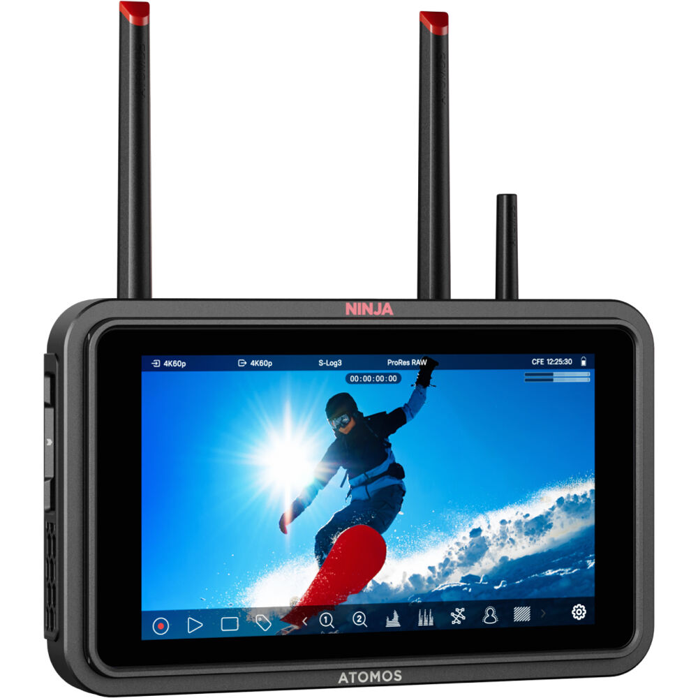 aa68c90744efb3ef343066b985e6af4e-2.jpg Monitor/grabador Atomos Ninja TX con kit de alimentación universal - Imagen 1