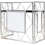 American DJ Pro Event TBL 2 Kit con malla, bolsa y estantes (plateado | blanco) - Imagen 4