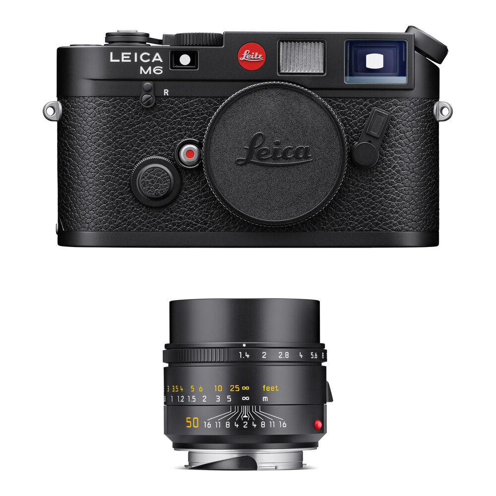 ac8920dea3fbf99b44aacbe330dc794b.jpg Cámara telémetro Leica M6 con kit de lentes de 50 mm f/1.4 - Imagen 1