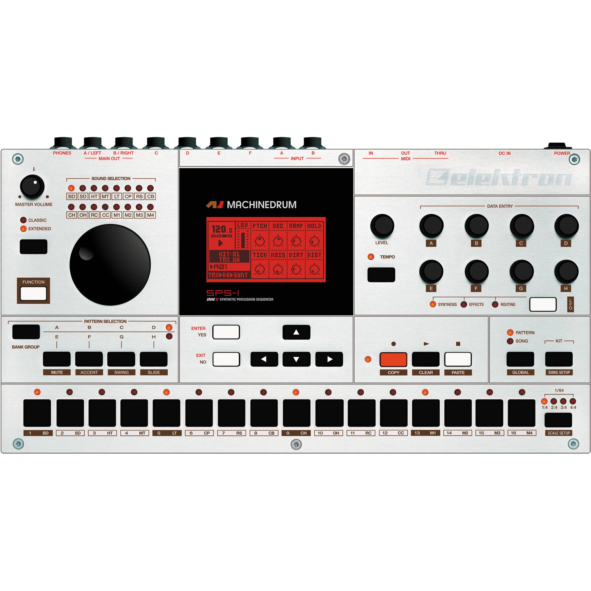 ac9ddbd3c3c9a91548591762144925d4.jpg Elektron Machinedrum SPS-1 MKII Caja de ritmos, sintetizador y secuenciador - Imagen 1