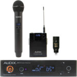 Audix AP41 Performance Series Combo de un solo canal OM2 portátil y sistema inalámbrico ADX10 Lavalier (522 a 554 MHz)