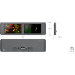 Monitores duales 6G-SDI 6G-SDI montados en bastidor Blackmagic Design SmartScope Duo 4K - Imagen 12