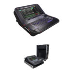 Allen & Heath Avantis Solo Kit de mezclador digital de 64 canales/42 buses con estuche de vuelo tipo caseta para perros