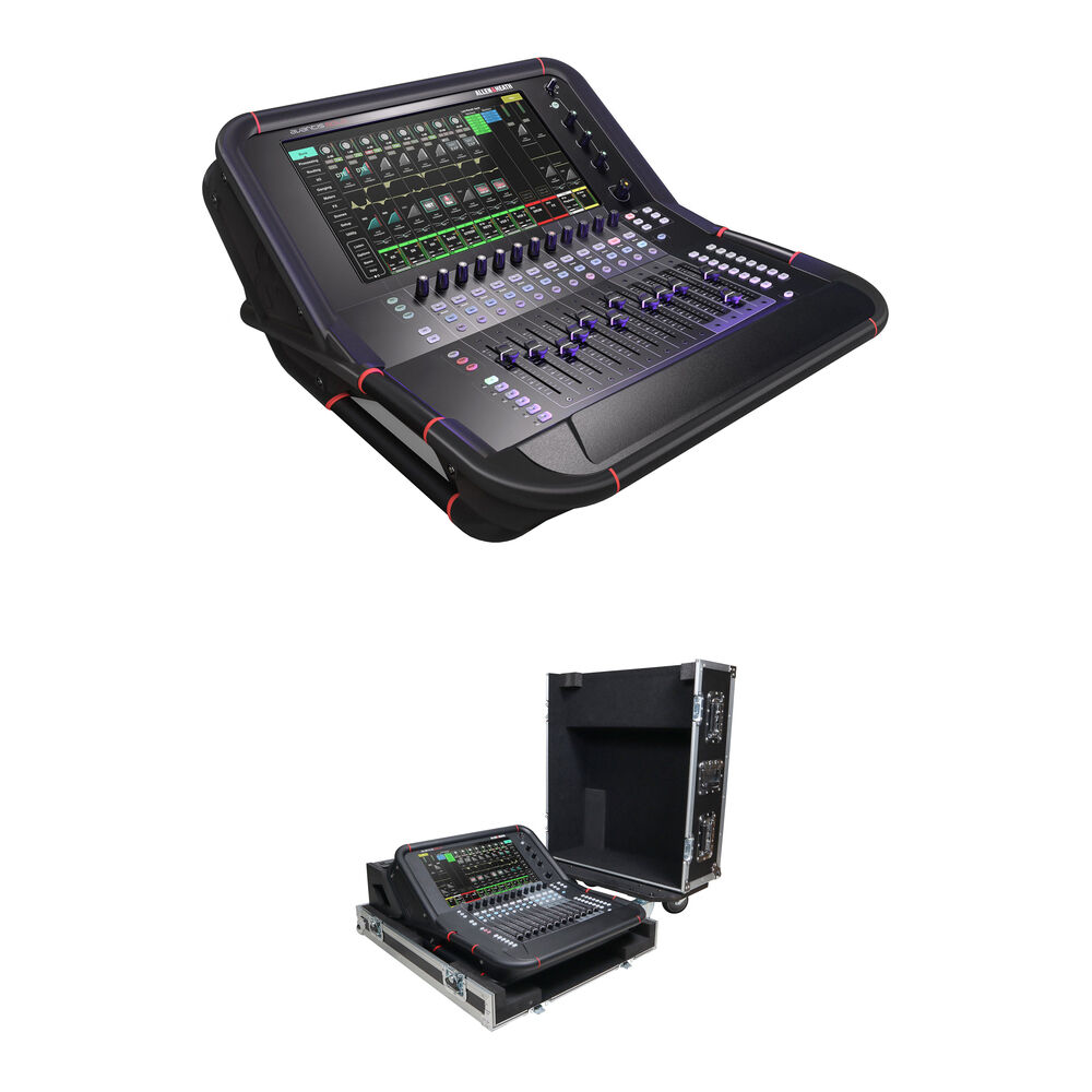 af0b358539aa1cc2aafe484b9a120d80.jpg Allen & Heath Avantis Solo Kit de mezclador digital de 64 canales/42 buses con estuche de vuelo tipo caseta para perros - Imagen 1