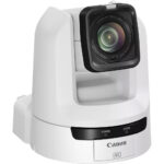 Canon CR-N300 4K PTZ 3-Camera Kit with RC-IP100 Controller (Titanium White)