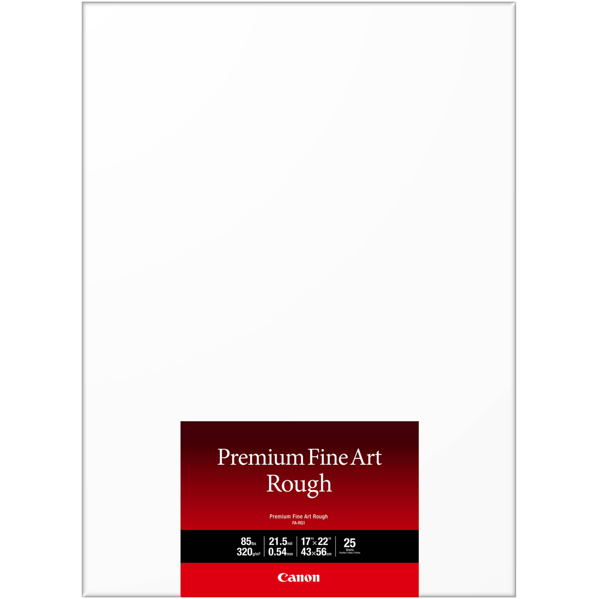 b04e9b7620ccbfa82bb3e04c2be863b6.webp Papel fotográfico rugoso Canon Premium Fine Art (17 x 22", 25 hojas) - Imagen 1