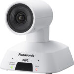 Panasonic AW-UE4WG Cámara compacta 4K PTZ con transmisión IP (blanca)