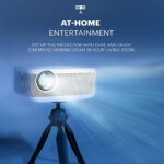 Kodak FLIK X10 Proyector de cine en casa Full HD de 150 lúmenes con kit de pantalla de 100" - Imagen 6