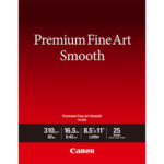 Canon Premium Fine Art Smooth Photo Paper (8.5 x 11", 25 Sheets)