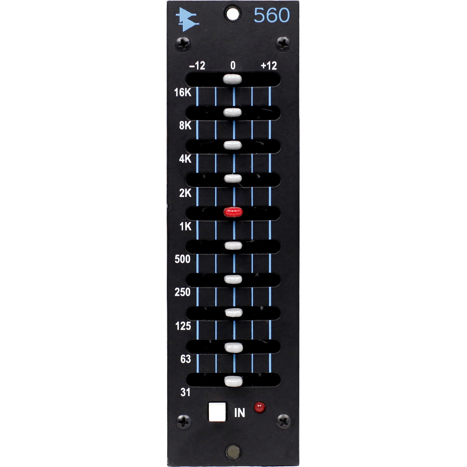 b1981b4156a37b0fff14f8cac467077c.jpg API AUDIO 560 500-Series Graphic EQ Module (Black) - Imagen 1