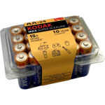 Pilas alcalinas Kodak MAX AA (paquete de 24)