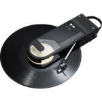 Audio-Technica Sound Burger Tocadiscos Bluetooth portátil manual de dos velocidades (negro)