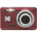 Cámara digital Kodak PIXPRO FZ55 con kit de accesorios (rojo) - Imagen 11