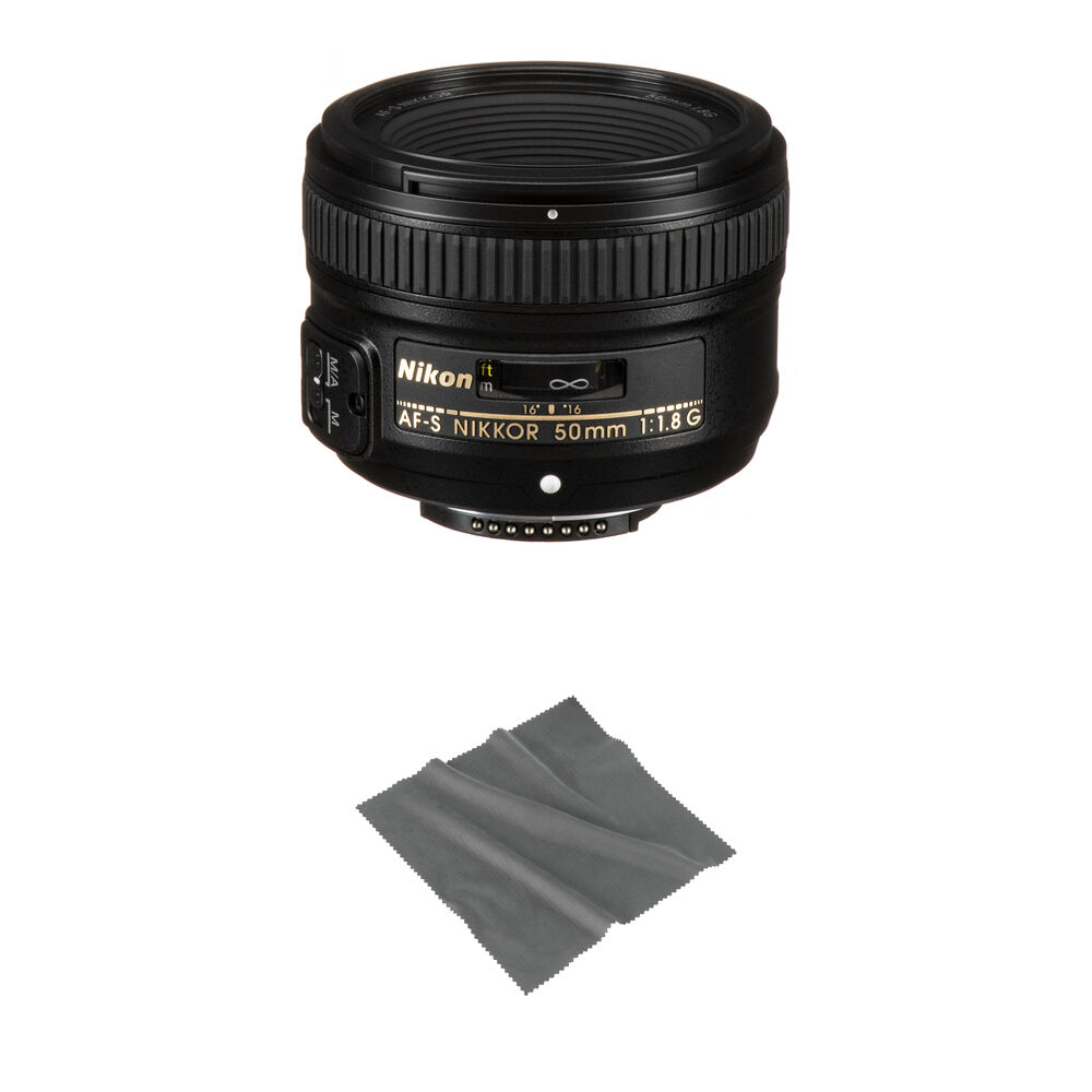 b32618485897bb953ae4cc0401cee6b1.jpg Lente Nikon AF-S NIKKOR 50 mm f/1.8G con kit de paño de limpieza - Imagen 1