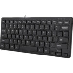 Adesso SlimTouch Mini teclado con cable (negro)