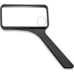 Lupa rectangular de mano Carson SV-XP 2x con lente puntual de 4,5x - Imagen 2