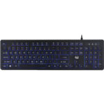 Teclado iluminado antimicrobiano con letra grande Adesso - Imagen 2