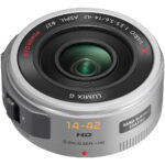 Panasonic LUMIX G X Vario PZ 14-42mm f/3.5-5.6 Potencia O.I.S. Lente con kit de filtro (plateado) - Imagen 4