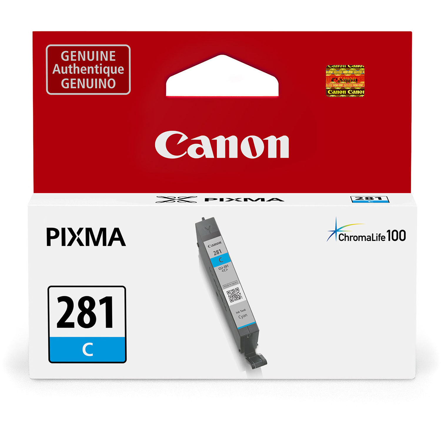 b5b29e64f0a1f54e0e13e1b56e588eb0.jpg Canon CLI-281 Cyan Ink Tank (5.6mL) - Imagen 1