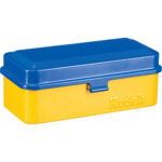 Estuche para películas Kodak Steel de 120/135 mm (tapa azul/cuerpo amarillo)