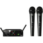 AKG WMS40 Mini Dual Vocal Set Sistema de micrófono inalámbrico (Banda: B y D)