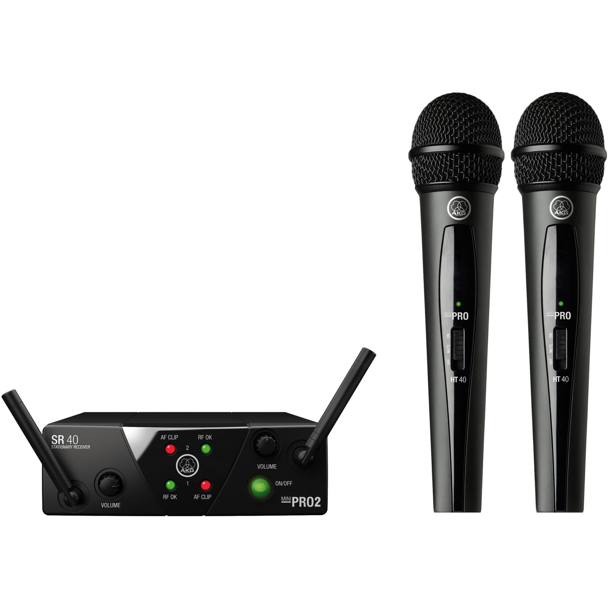 b77ef1fc86938efaa12b29bc3dc9fe9f.jpg AKG WMS40 Mini Dual Vocal Set Sistema de micrófono inalámbrico (Banda: B y D) - Imagen 1
