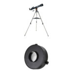 Telescopio refractor Celestron AstroMaster LT 70AZ y kit de filtro solar EclipSmart