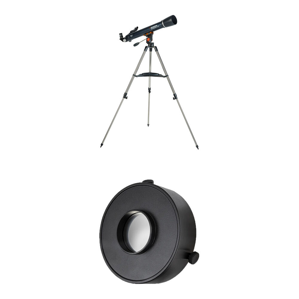 b7a435a6d02bb8ad4c448783b72d4459.jpg Telescopio refractor Celestron AstroMaster LT 70AZ y kit de filtro solar EclipSmart - Imagen 1
