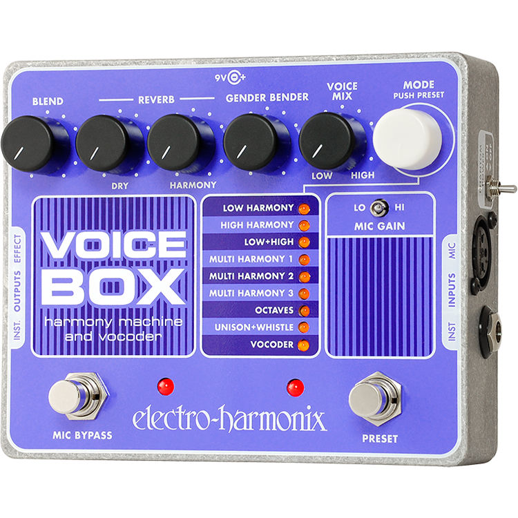 b7b02b9ce3e3fa6f73f8f6c8fdbf2c6d.jpg Electro-Harmonix Voice Box Máquina/vocodificador de armonía vocal - Imagen 1