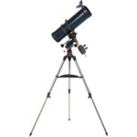 Telescopio reflector Celestron AstroMaster 130EQ-MD y kit de filtro solar EclipSmart