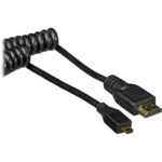 Cable Micro-HDMI a HDMI en espiral Atomos (11,8 a 17,7")