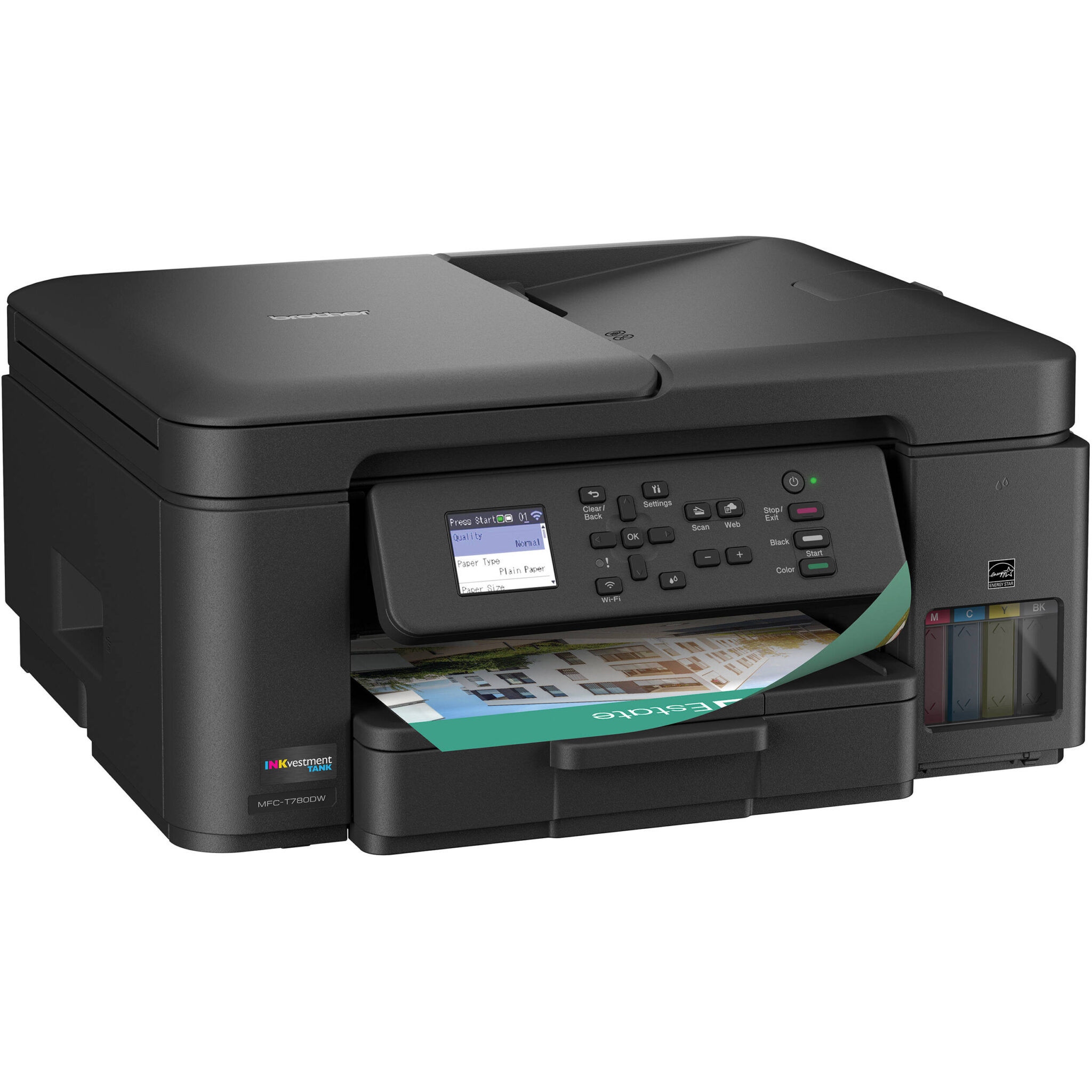 b7fabc053c7ab4ba8cb1a7fe4b8f63c1.jpg Impresora todo en uno de inyección de tinta a color inalámbrica Brother MFC-T780DW INKvestment Tank - Imagen 1