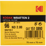 Filtro ND de gel óptico Kodak #96 Warts 2 (3 x 3", 6,6 paradas) - Imagen 2