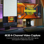 Dispositivo de captura CineTreak CT-4 4K de 4 canales HDMI a USB - Imagen 8