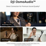 Transmisor/grabador de clip DJI Mic 2 con micrófono incorporado (2,4 GHz, negro sombra) - Imagen 3