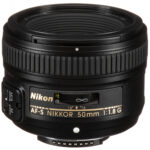 Lente Nikon AF-S NIKKOR 50 mm f/1.8G con kit de paño de limpieza - Imagen 2