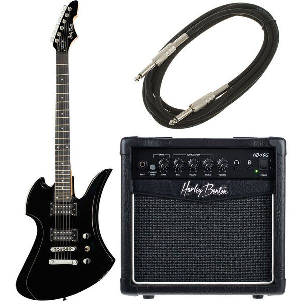 bc3c25869622f2f8d56fc29513564d8c.jpg Harley Benton MB-20BK Rock Series Bundle - Imagen 1