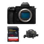 Cuerpo de cámara sin espejo Panasonic LUMIX S5 IIX con kit de accesorios