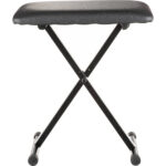 Casio ARBENCH - Banco de teclado acolchado ajustable estilo X (negro) - Imagen 2