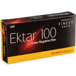 Kodak Professional Ektar 100 Película negativa de color (120 rollos de película, paquete de 5)